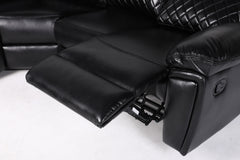 Myra Recliner Leather Large Corner Sofa Set