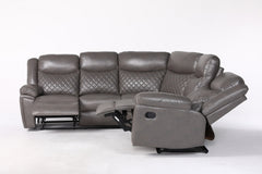 Myra Recliner Leather Large Corner Sofa Set