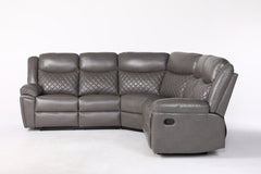 Myra Recliner Leather Large Corner Sofa Set