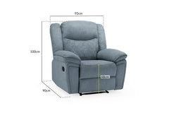 Myra Recliner Armchair Sofa - Grey