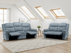 Myra Recliner 3+2 Seater Sofa Set - Grey