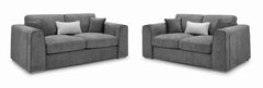 Naples 3+2 Seater Sofa Set - Grey