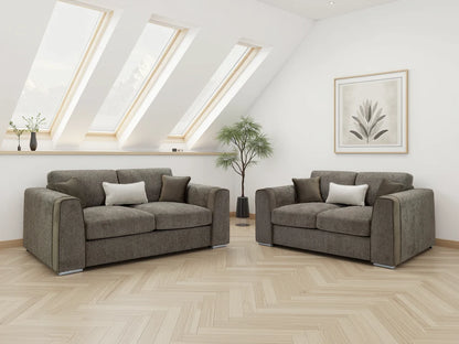 Naples 3+2 Seater Sofa Set - Mocha