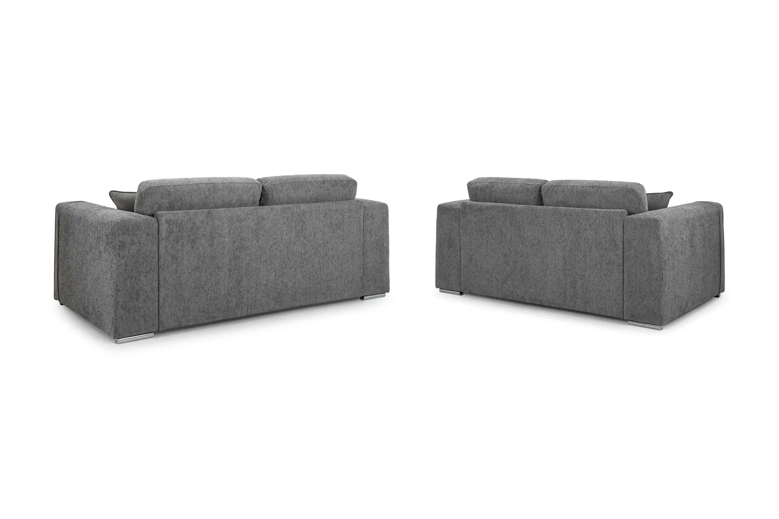 Naples 3+2+1 Seater Sofa Set - Grey