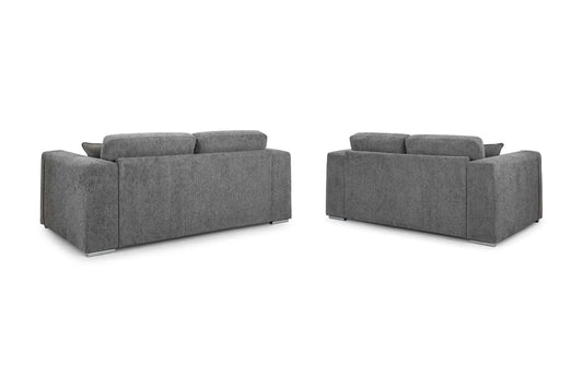 Naples 3+2+1 Seater Sofa Set - Grey