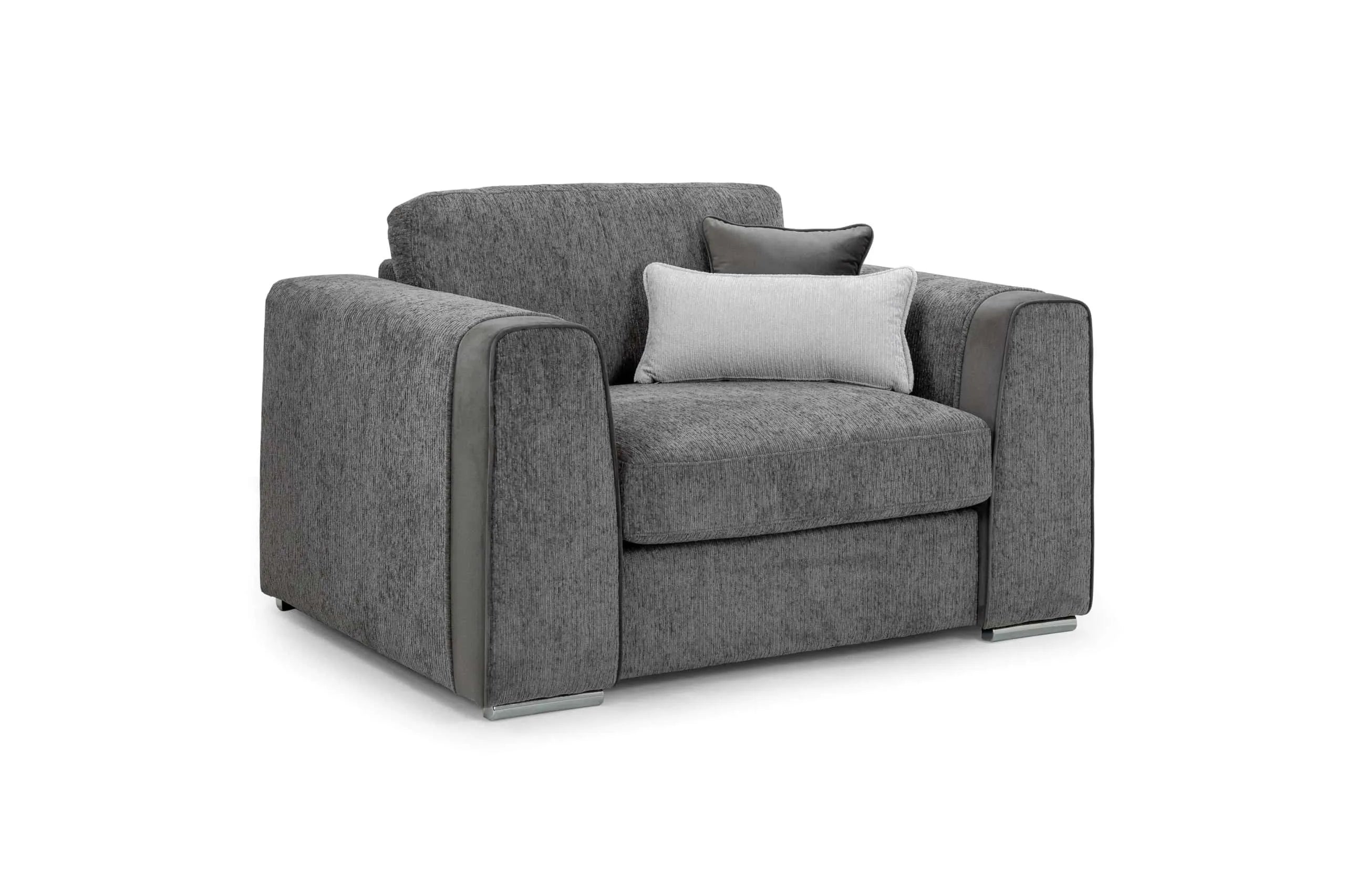 Naples 3+2+1 Seater Sofa Set - Grey