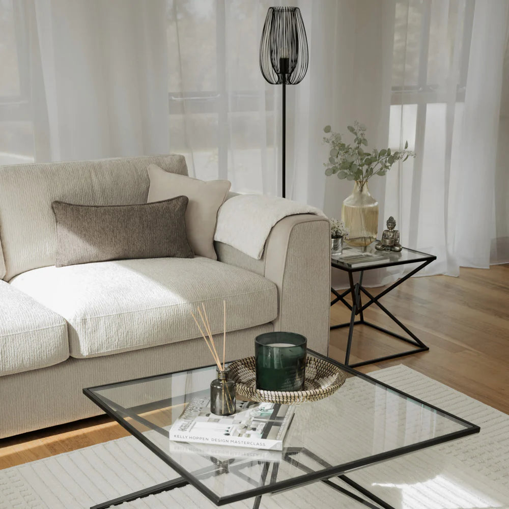 Naples Sofa Beige Large Corner