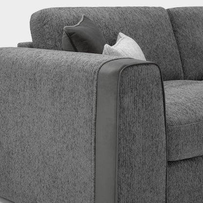 Naples Sofa Grey Large Corner