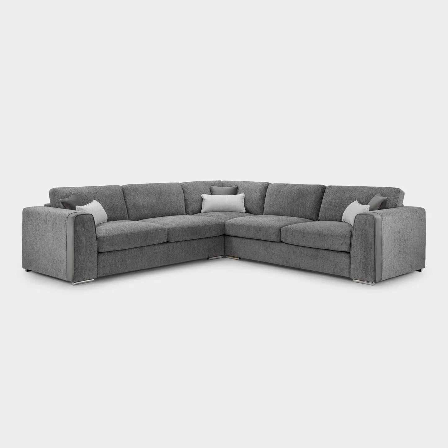 Naples Sofa Grey Large Corner