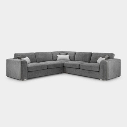 Naples Sofa Grey Large Corner