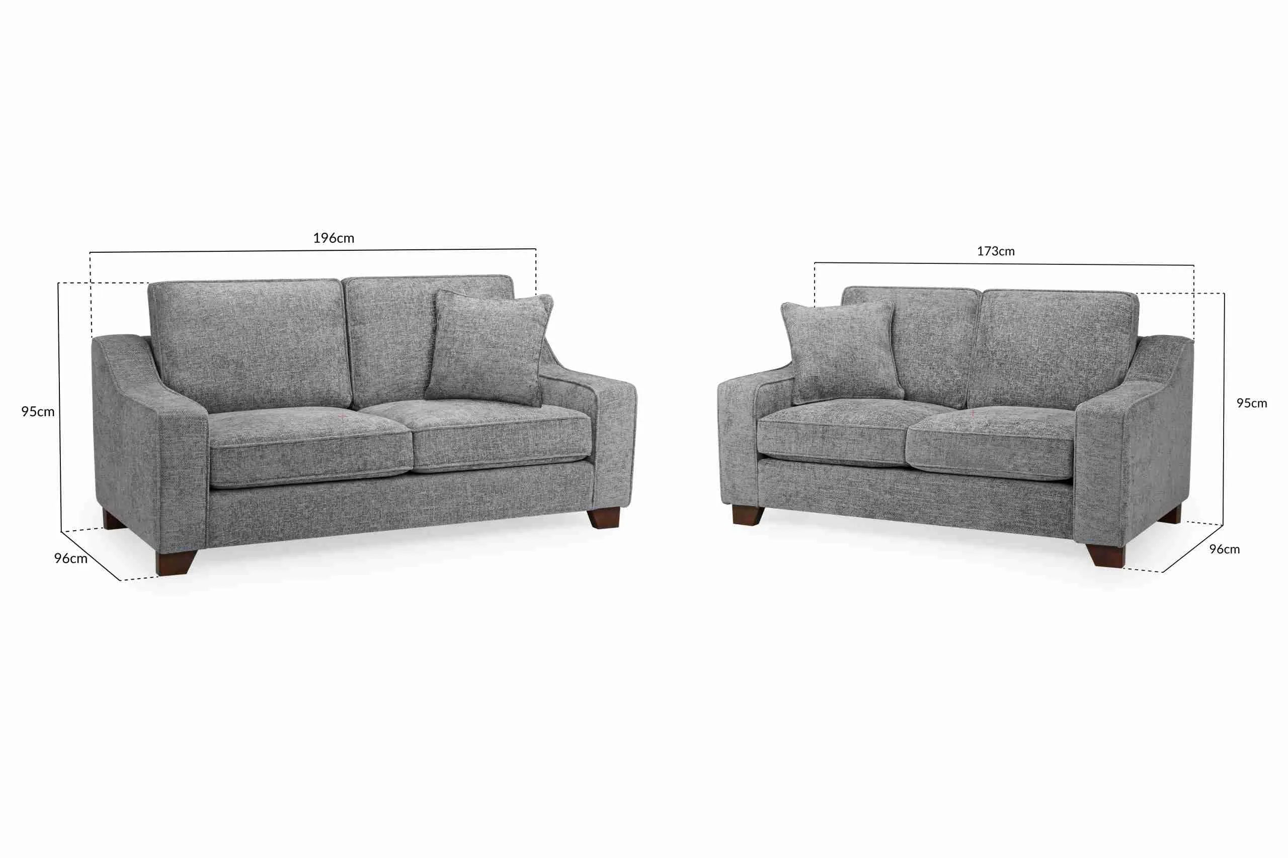 Nebraska 3+2+1 Sofa Set