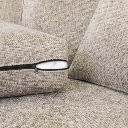 Nebraska Sofa Stone Large Corner