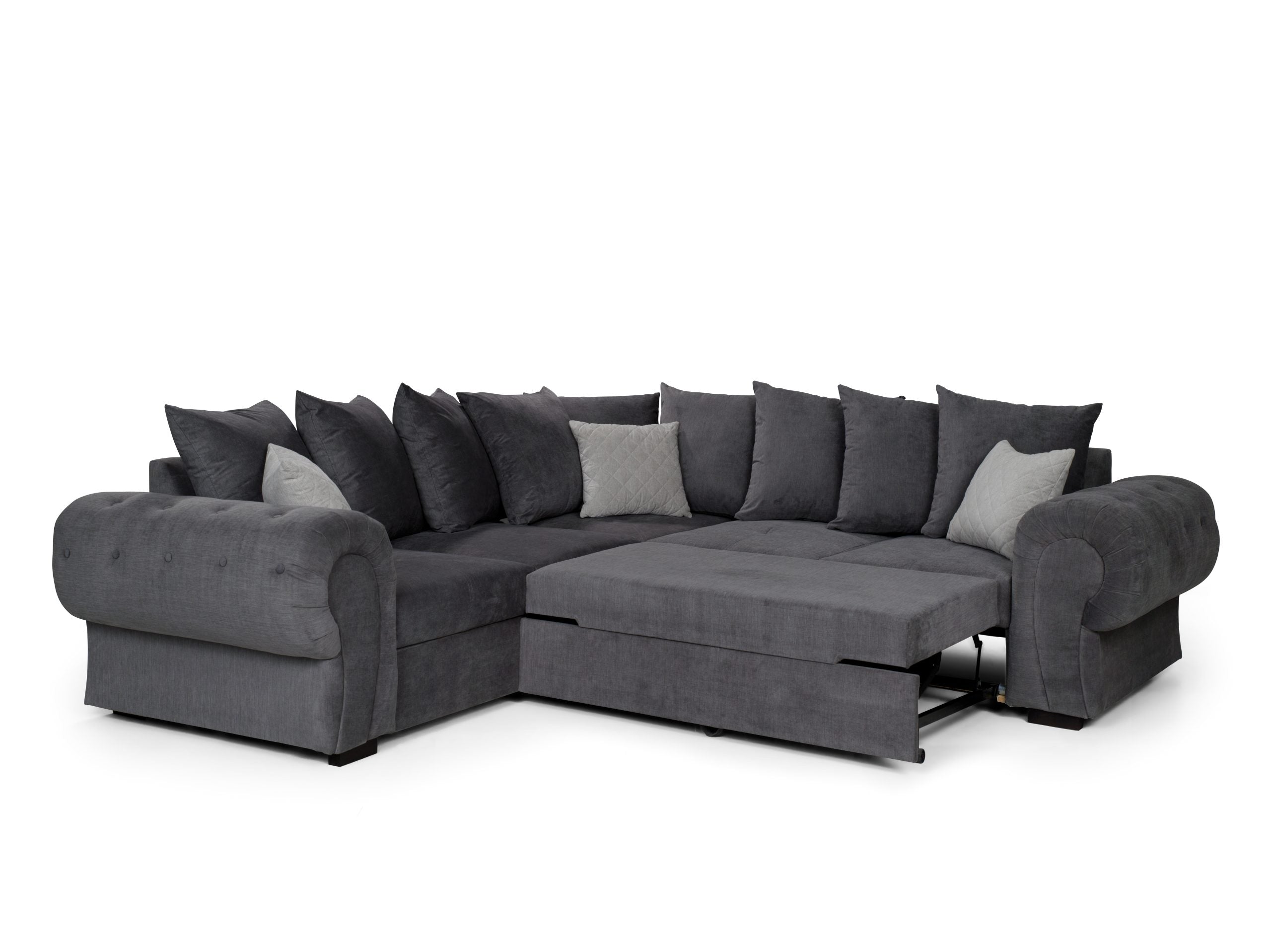 Niko Full Back Corner Sofa - Graphite