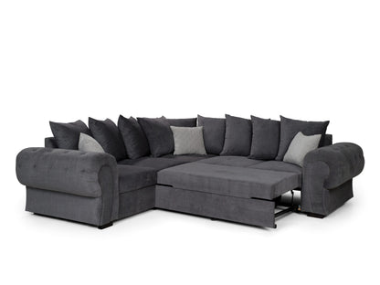 Niko Full Back Corner Sofa - Graphite