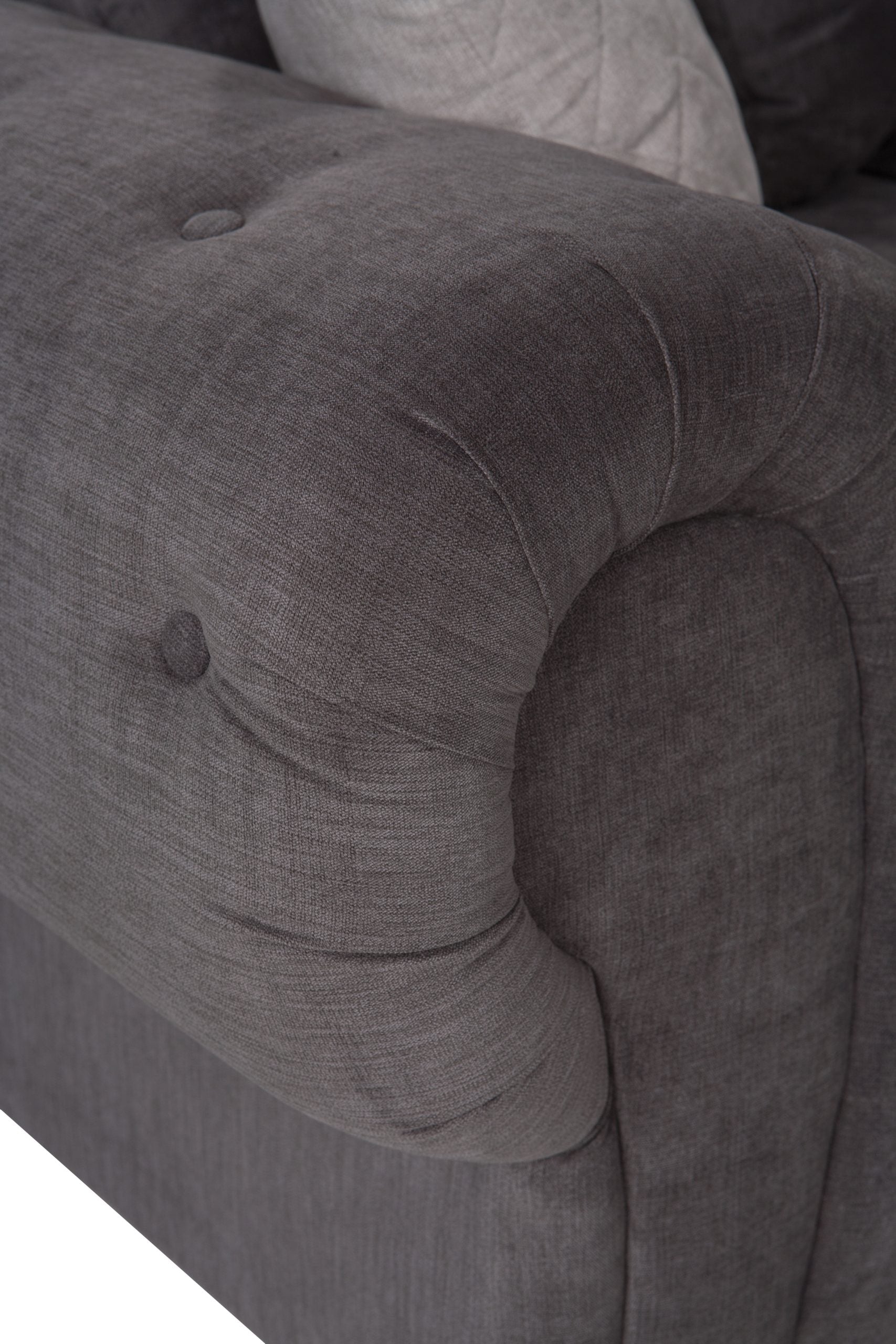 Niko Full Back Corner Sofa - Graphite
