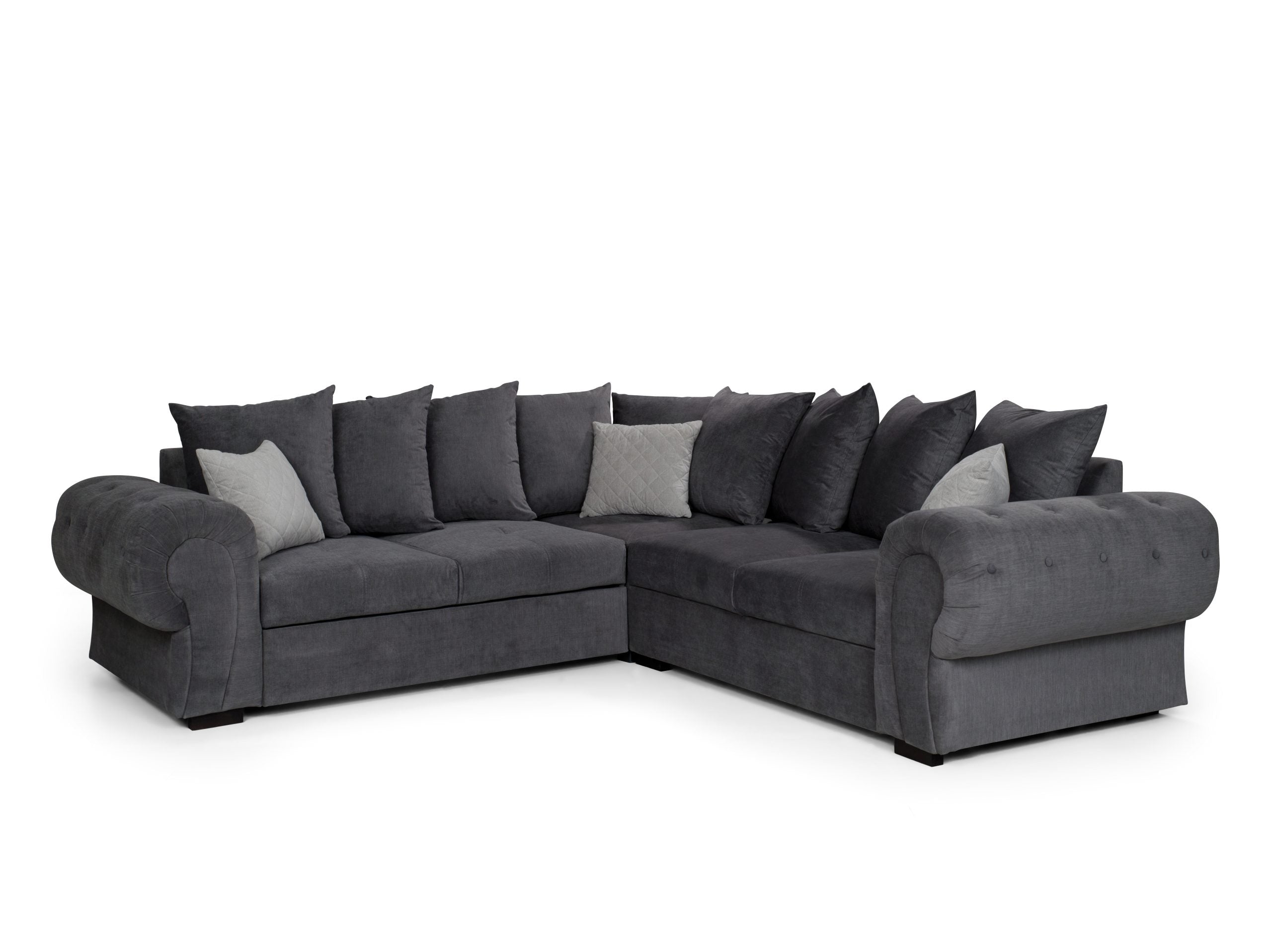 Niko Scatter Corner Sofa - Graphite