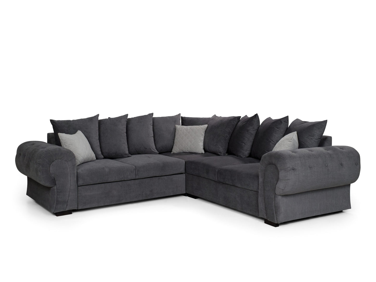 Niko Scatter Corner Sofa - Graphite