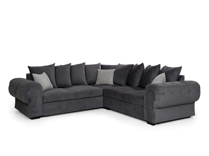 Niko Scatter Corner Sofa - Graphite