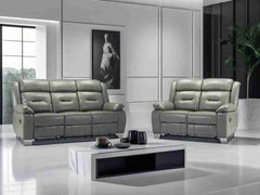 Novie Recliner 3+1+1 Sofa Set - Grey