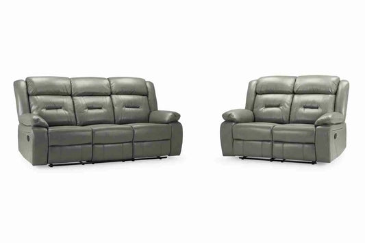 Novie Recliner 3+2+1 Sofa Set - Grey