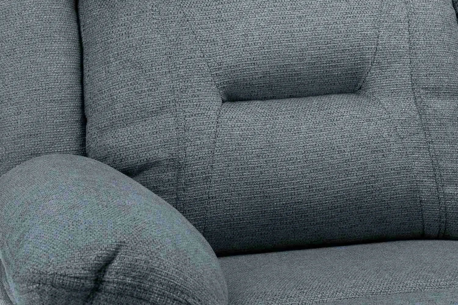 Novie Recliner Fabric Sofa 3+2+1 Set - Grey
