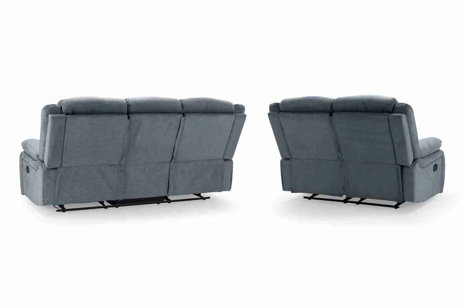 Novie Recliner Fabric Sofa 3+2+1 Set - Grey