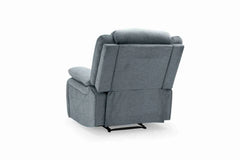 Novie Recliner Fabric Sofa 3+2+1 Set - Grey