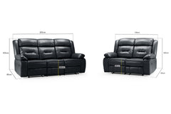 Novie Faux Leather 3+2 Seater Sofa