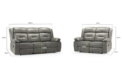 Novie Faux Leather 3+2 Seater Sofa