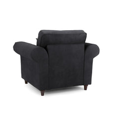 Oakland Leather Armchair Black