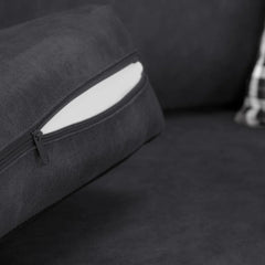 Oakland Leather Armchair Black