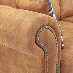 Oakland Leather Armchair Tan