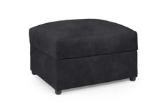 Oakland Footstool Sofa - Charcoal
