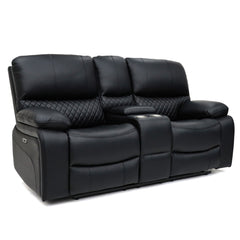 Orla Electric Recliner 2 Seater Sofa - Black