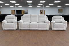 Owen Electric Recliner 3+1+1 Seater Sofa - Beige