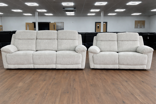 Owen Electric Recliner 3+2 Seater Sofa - Beige