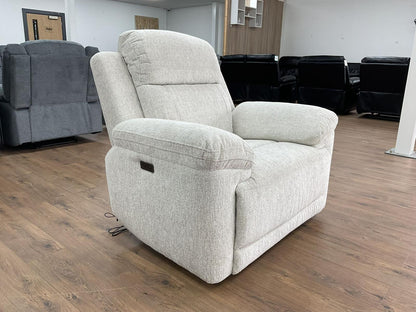 Owen Electric Recliner Armchair Sofa - Beige