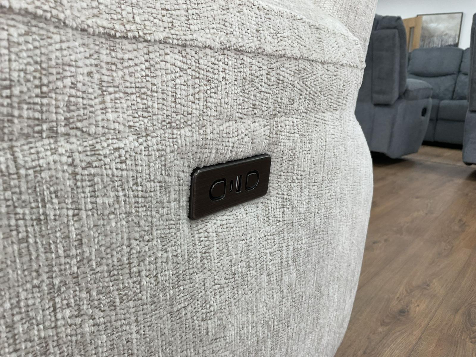Owen Electric Recliner Armchair Sofa - Beige