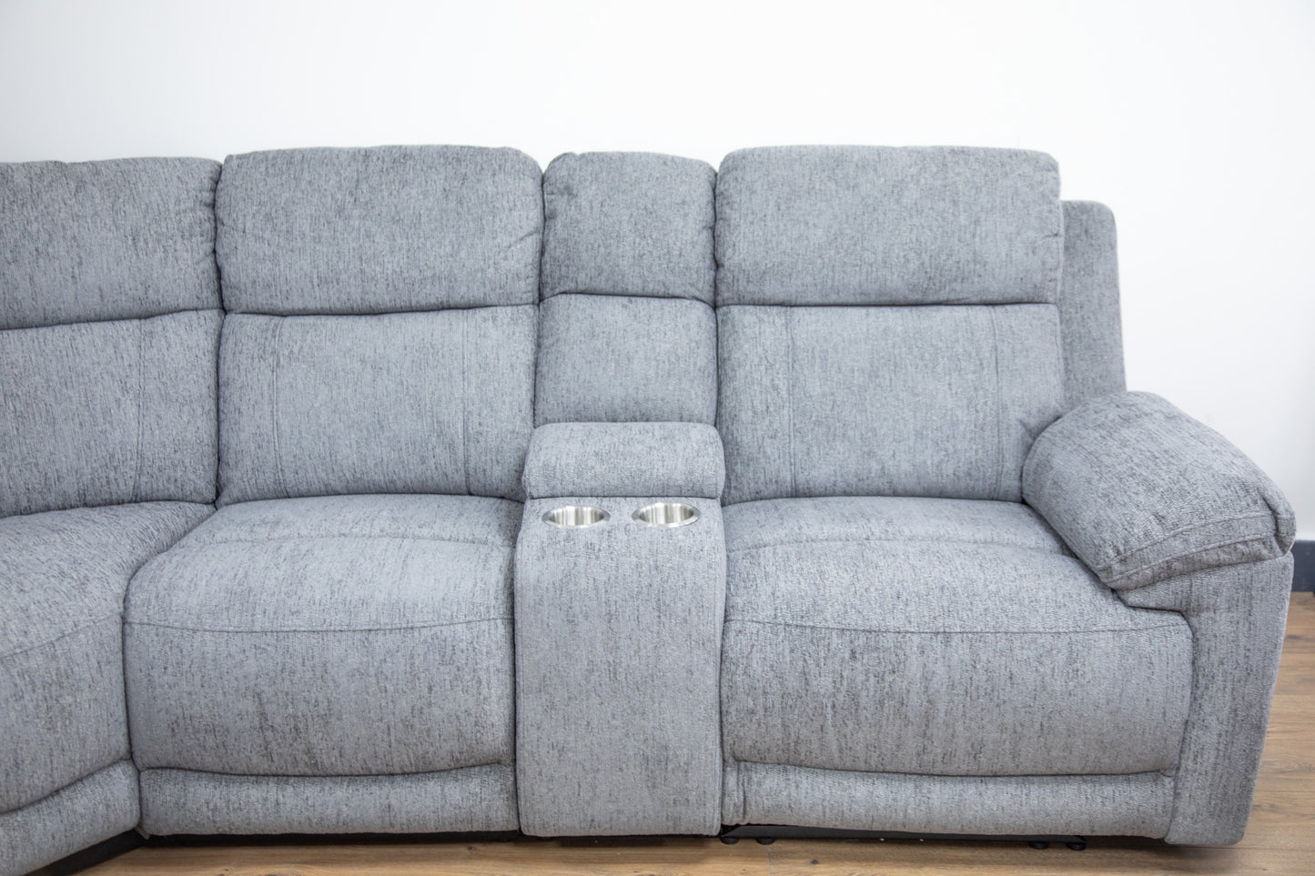 Owen Electric Recliner Corner Sofa - Grey