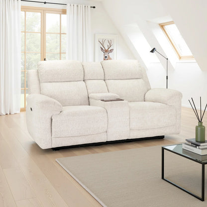 Owen Electric Recliner Sofa 2 Seater - Beige