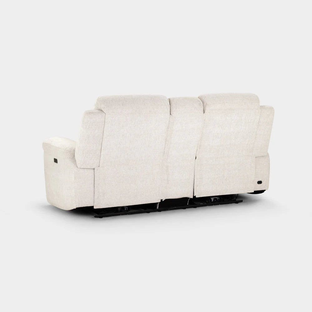 Owen Electric Recliner Sofa 2 Seater - Beige