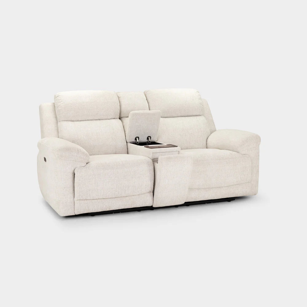 Owen Electric Recliner Sofa 2 Seater - Beige