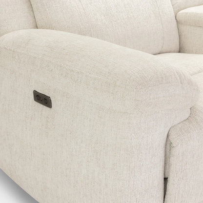 Owen Electric Recliner Sofa 2 Seater - Beige