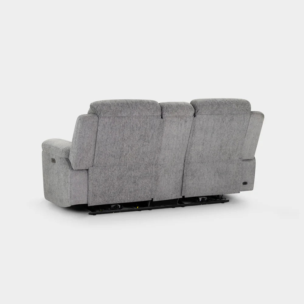 Owen Electric Recliner Sofa 2 Seater - Grey