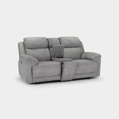 Owen Electric Recliner Sofa 2 Seater - Grey