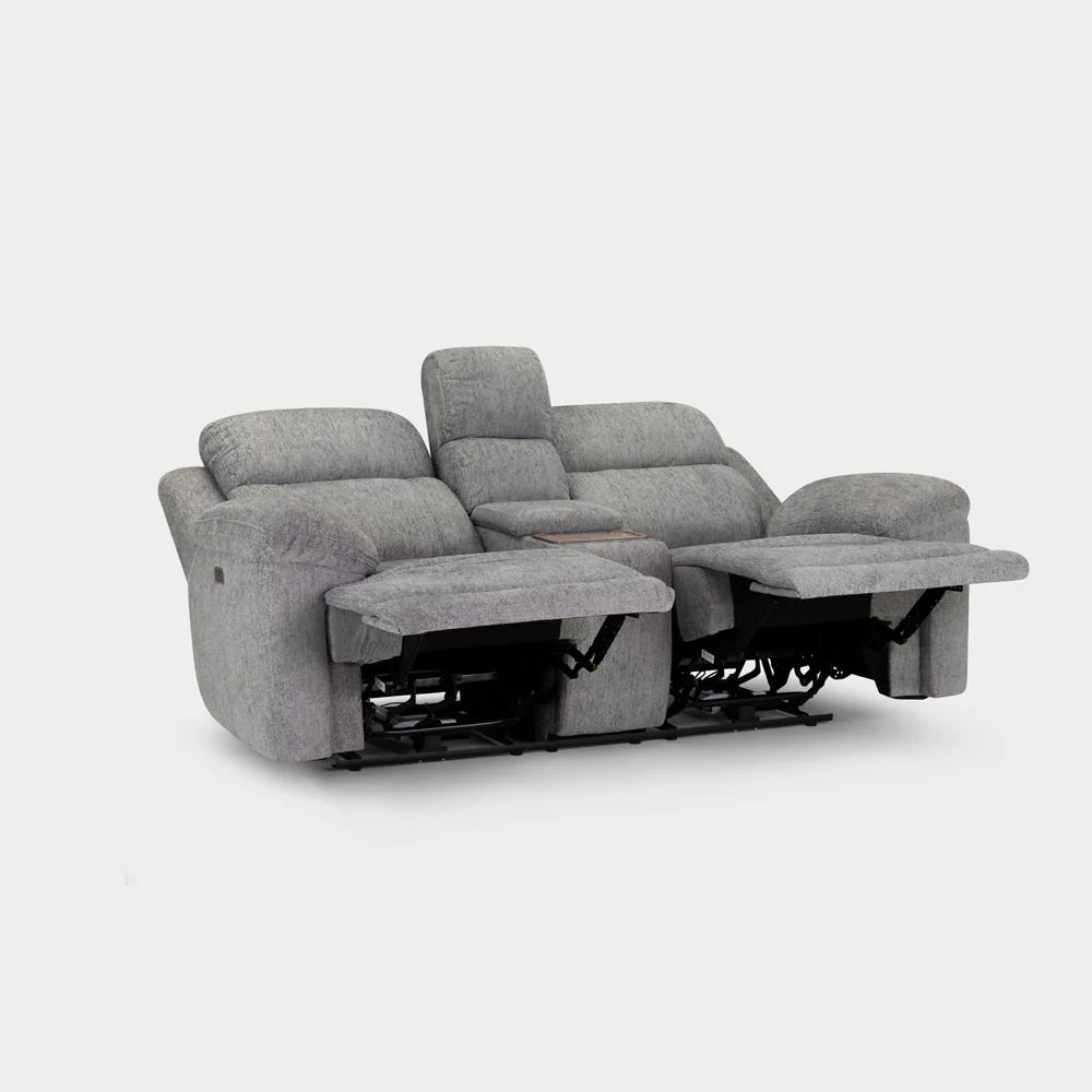 Owen Electric Recliner Sofa 2 Seater - Grey