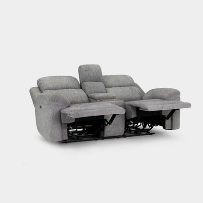 Owen Electric Recliner Sofa 2 Seater - Grey