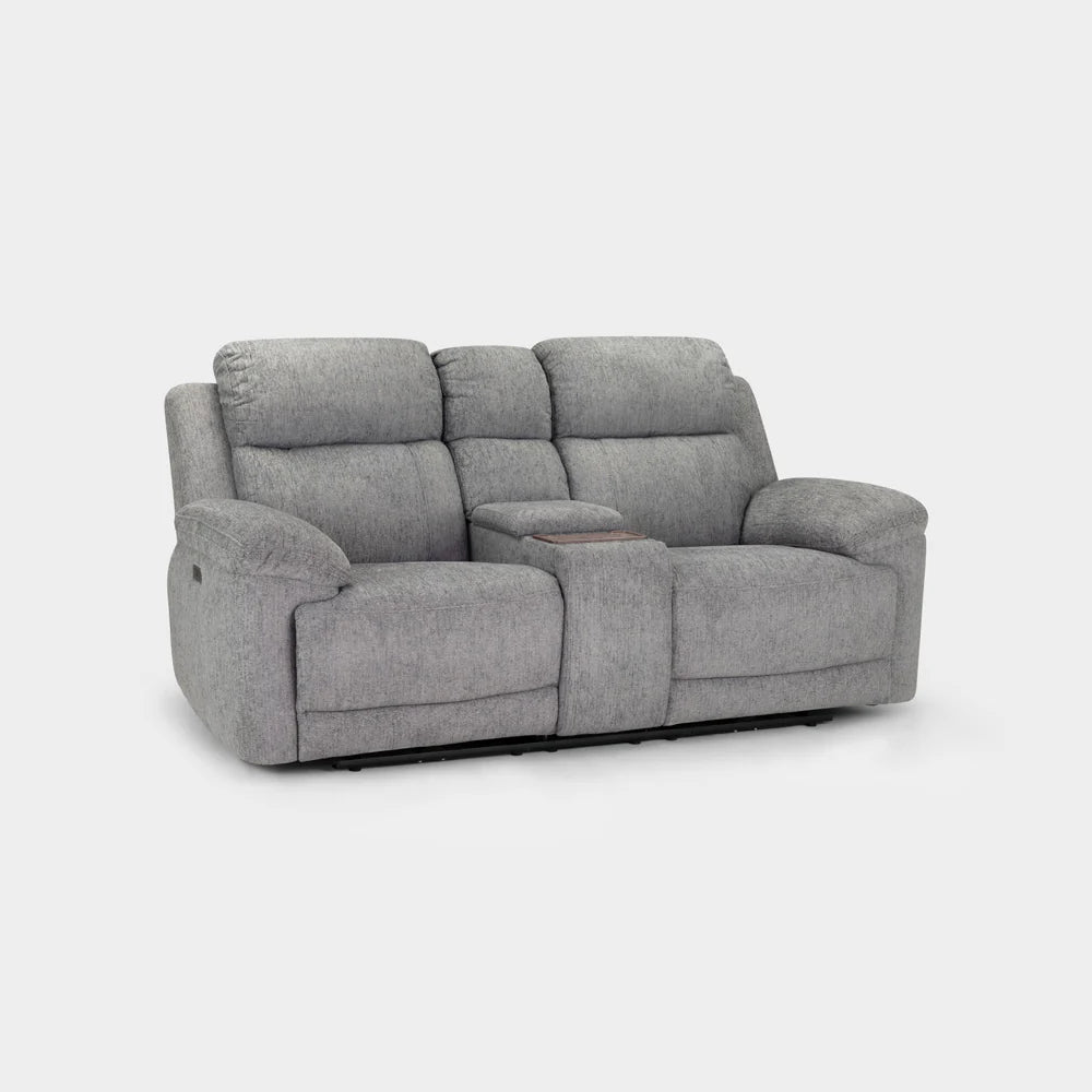 Owen Electric Recliner Sofa 2 Seater - Grey