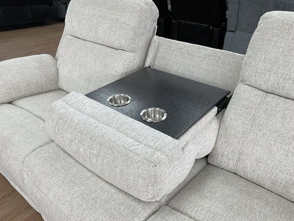Owen Electric Recliner Sofa 3 Seater - Beige
