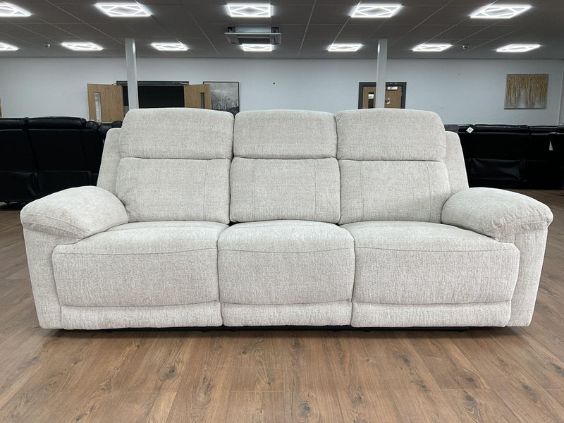 Owen Electric Recliner Sofa 3 Seater - Beige